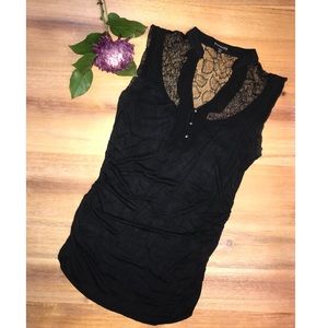 XS Express Black Lace Tank